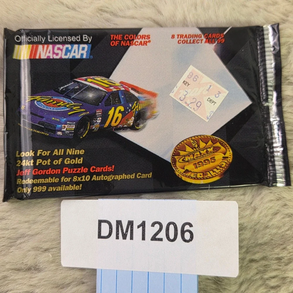 5 Pack Lot 1995 Maxx Medallion NASCAR Trading Cards Sealed Jeff Gordon Chase 8ct